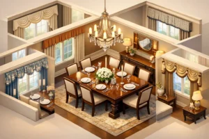 11 Valance Ideas for Formal Dining Room Style