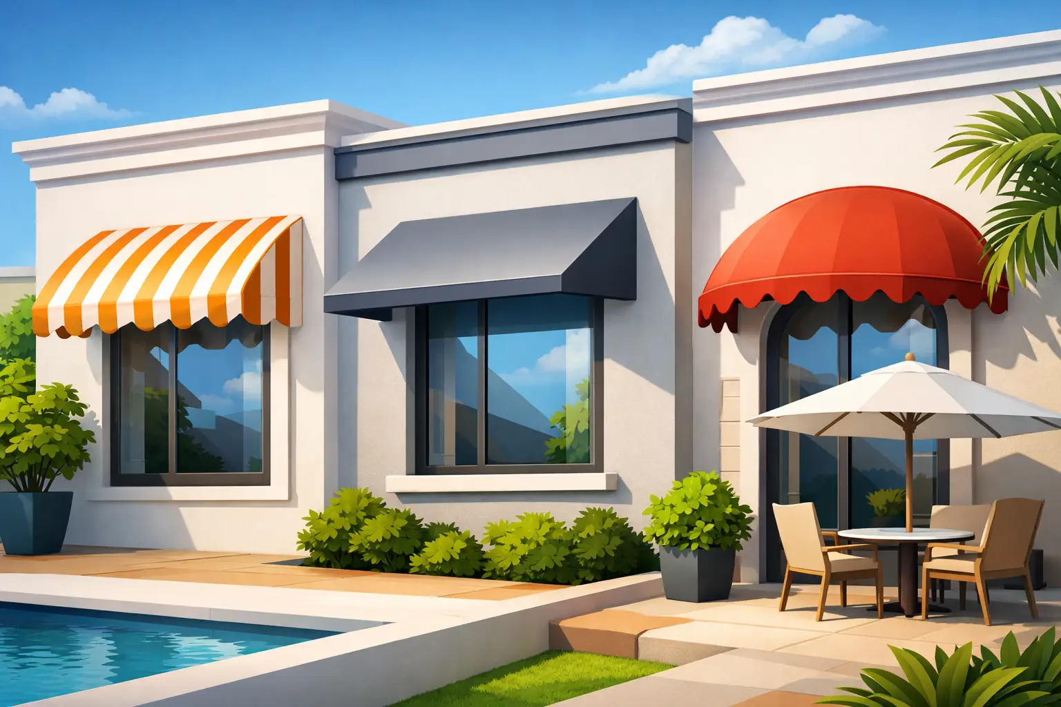 Window Awnings That Add Shade and Style