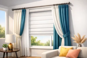 How to Layer Drapes and Shades Beautifully