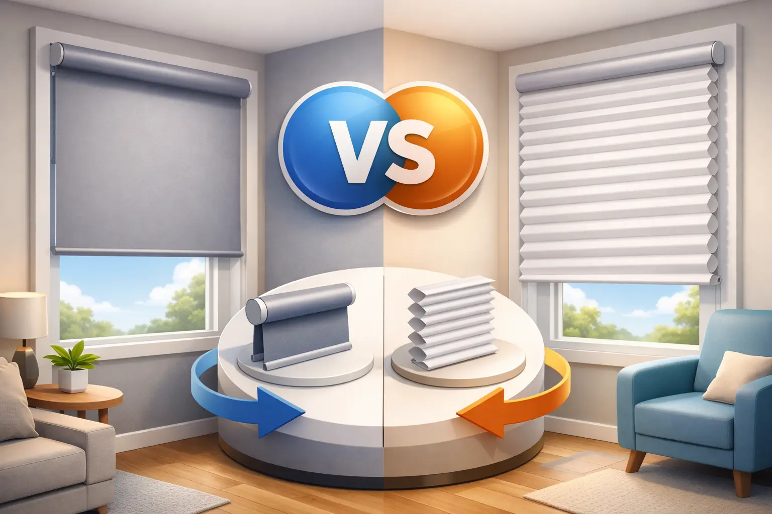 Roller Shades vs Cellular Shades: Which Fits?