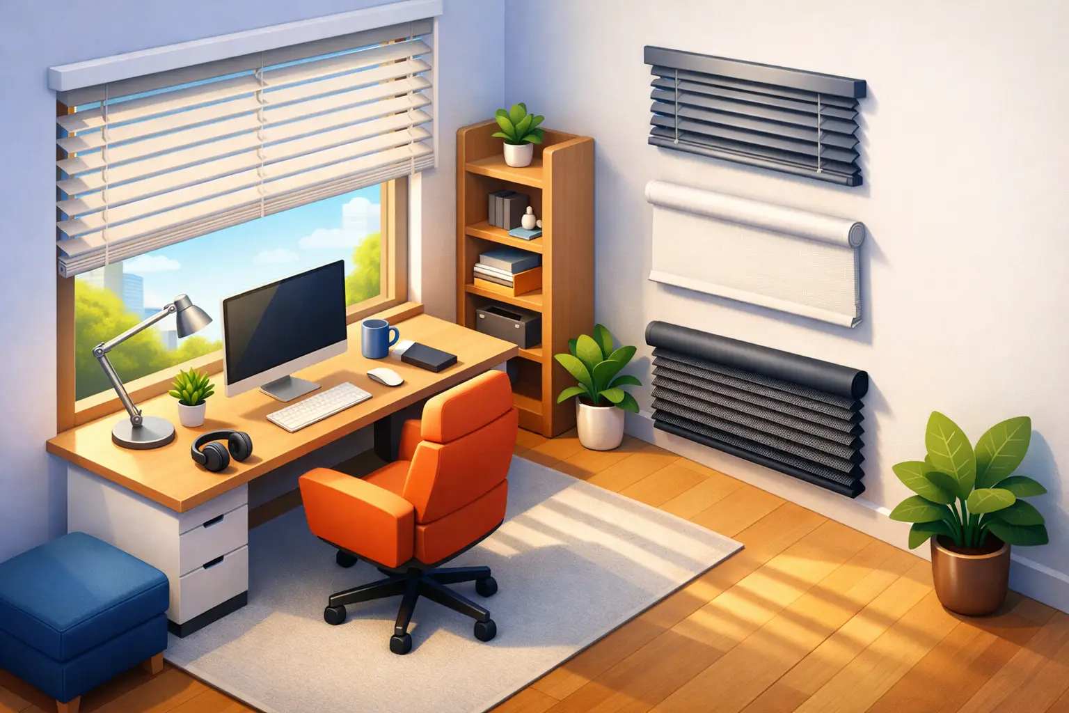 Best Blinds for Home Offices That Help You Focus