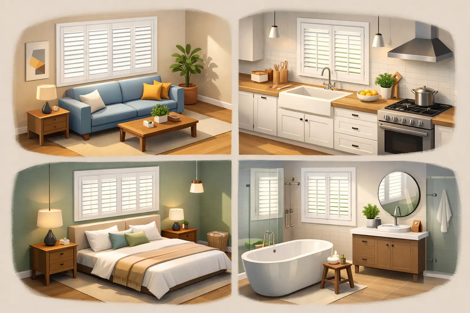 Plantation Shutter Style Guide for Every Room