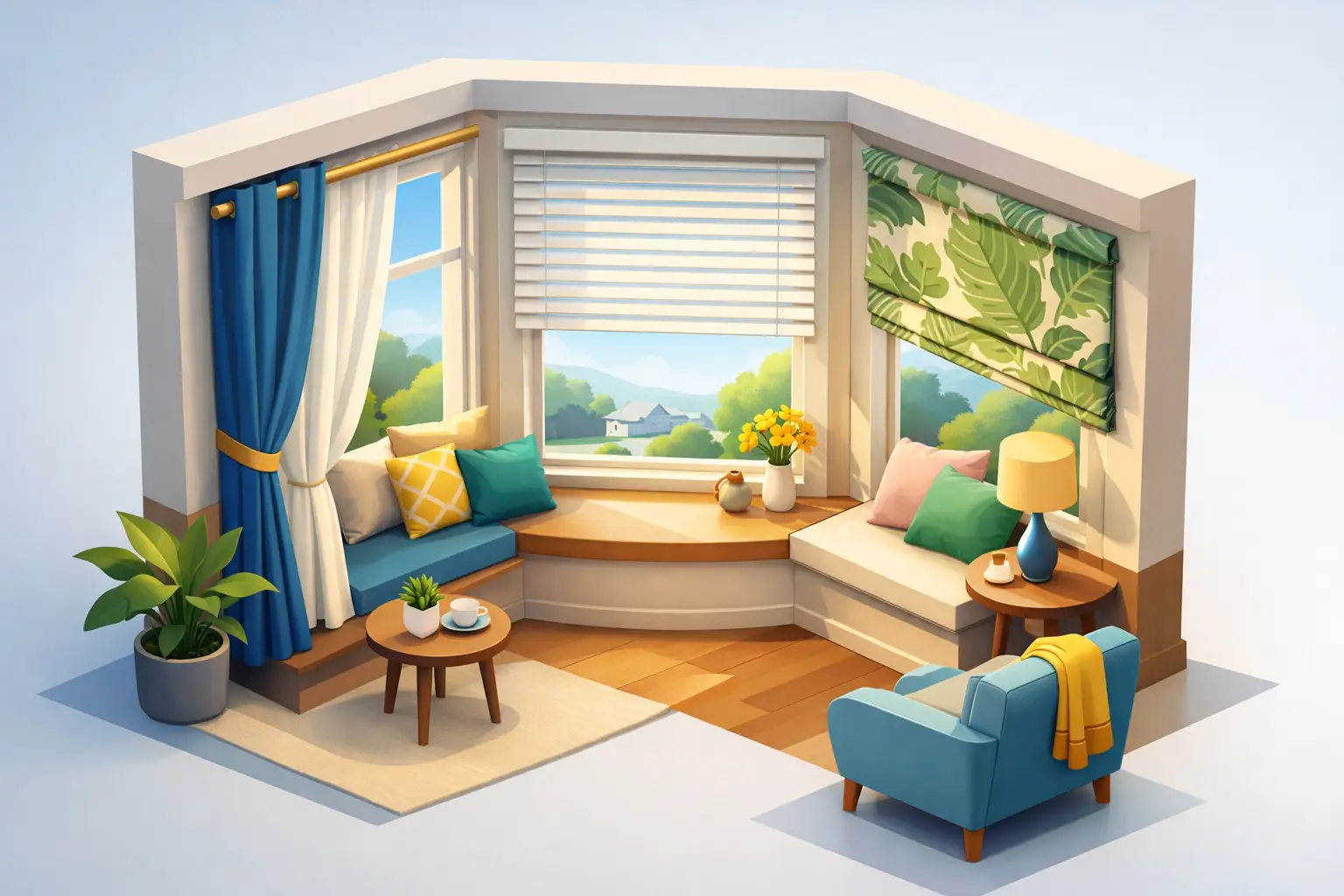 Bay Window Dressing Ideas That Actually Work