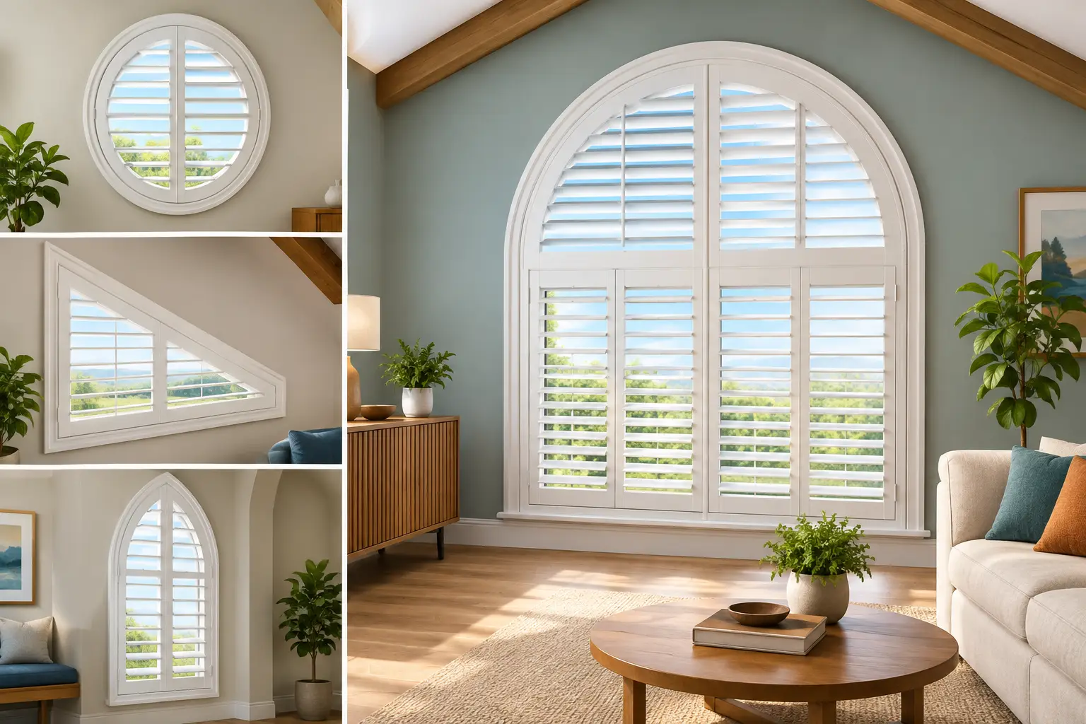Can Shutters Fit Specialty Windows? Yes, Beautifully
