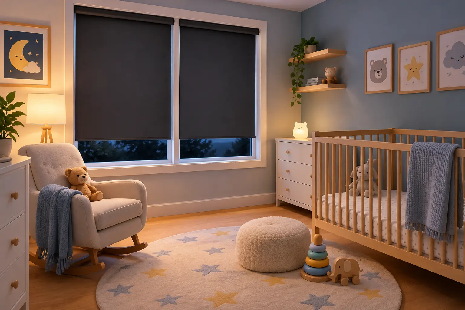 Room Darkening Shades for Nurseries That Work