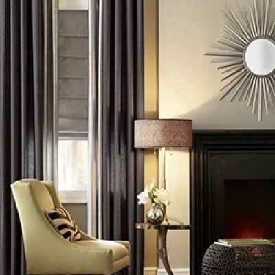 window shades with curtains